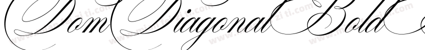 DomDiagonalBoldBTW05-Rg Regular字体转换